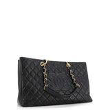 Grand Shopping Tote Quilted Caviar XL