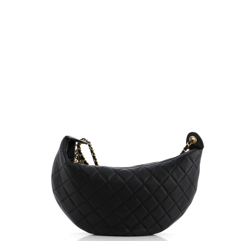 All About Chains Hobo Quilted Lambskin