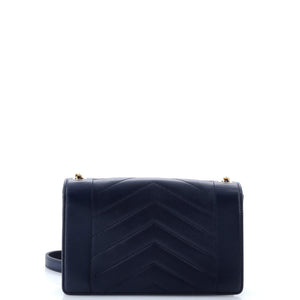 Reversed Flap Bag Chevron Lambskin Medium