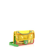 Coco Splash Flap Bag Quilted PVC With Lambskin Small