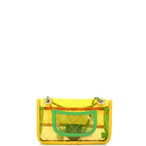 Coco Splash Flap Bag Quilted PVC With Lambskin Small