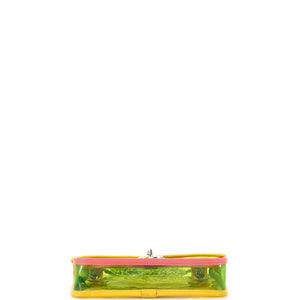 Coco Splash Flap Bag Quilted PVC With Lambskin Small