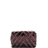 CC Flap Bag Chevron Sequins Mini