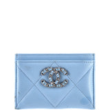 19 Card Holder Quilted Leather