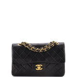 Vintage Classic Double Flap Bag Quilted Lambskin Small