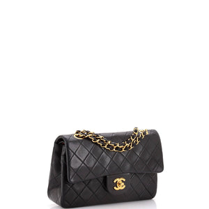 Vintage Classic Double Flap Bag Quilted Lambskin Small