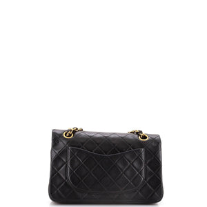 Vintage Classic Double Flap Bag Quilted Lambskin Small