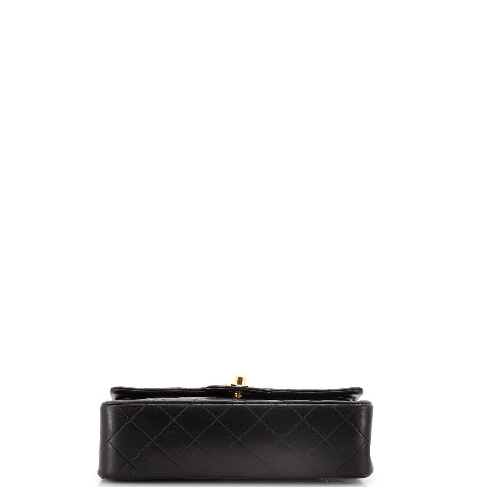Vintage Classic Double Flap Bag Quilted Lambskin Small