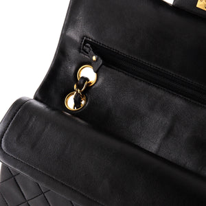 Vintage Classic Double Flap Bag Quilted Lambskin Small