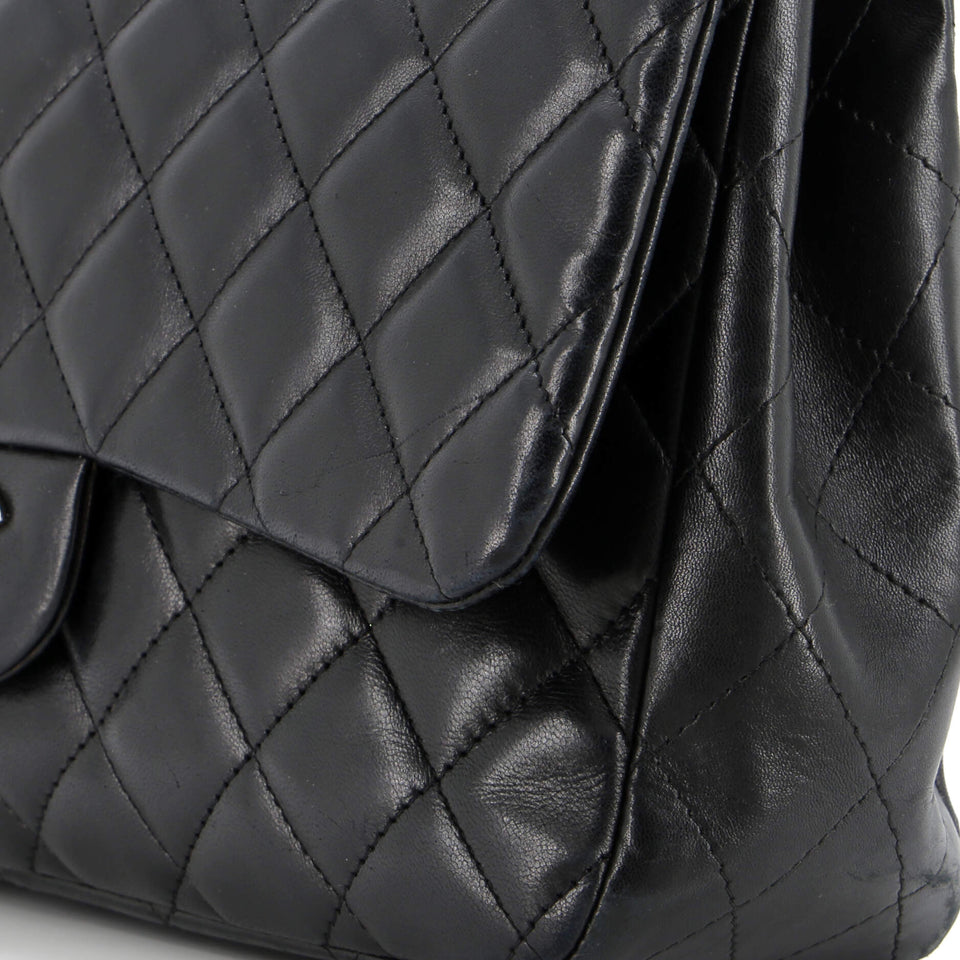 Classic Single Flap Bag Quilted Lambskin Jumbo