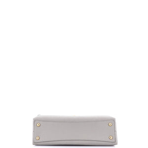Chic Affinity Top Handle Bag Stitched Caviar Medium