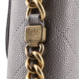 Chic Affinity Top Handle Bag Stitched Caviar Medium