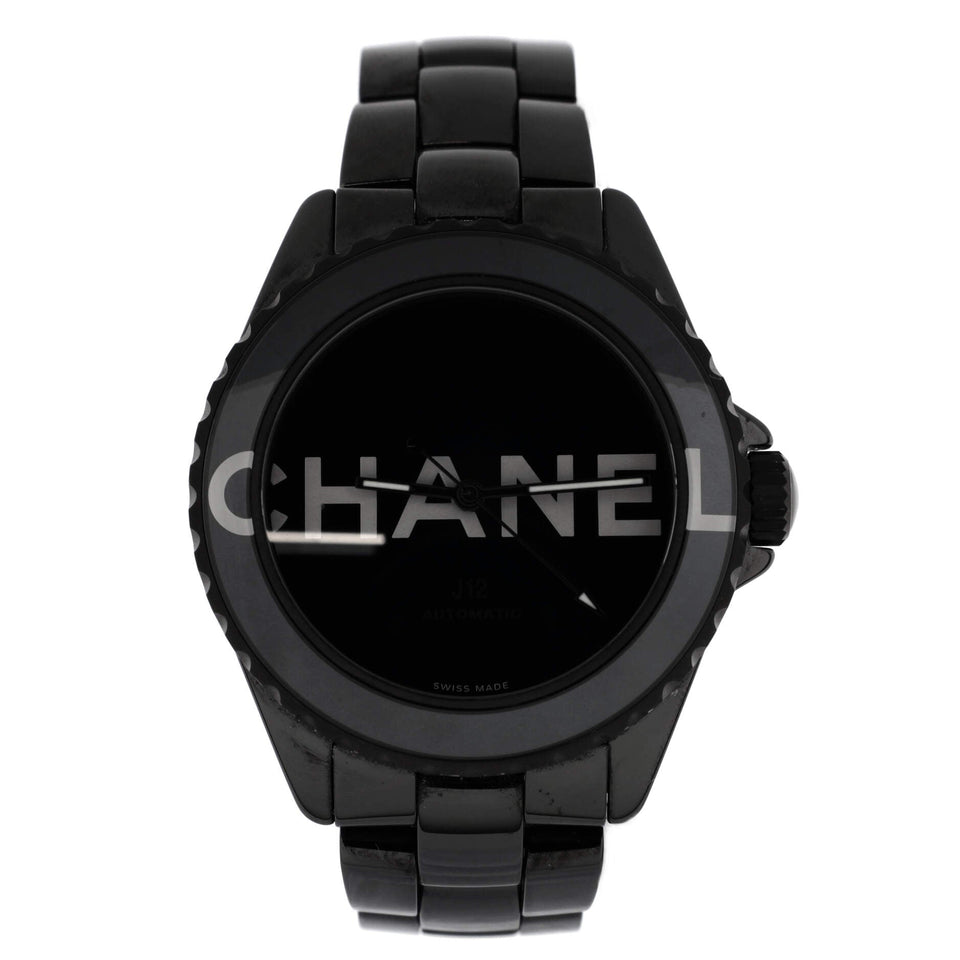 J12 Wanted de Chanel Automatc Watch Ceramic and Stainless Steel 38