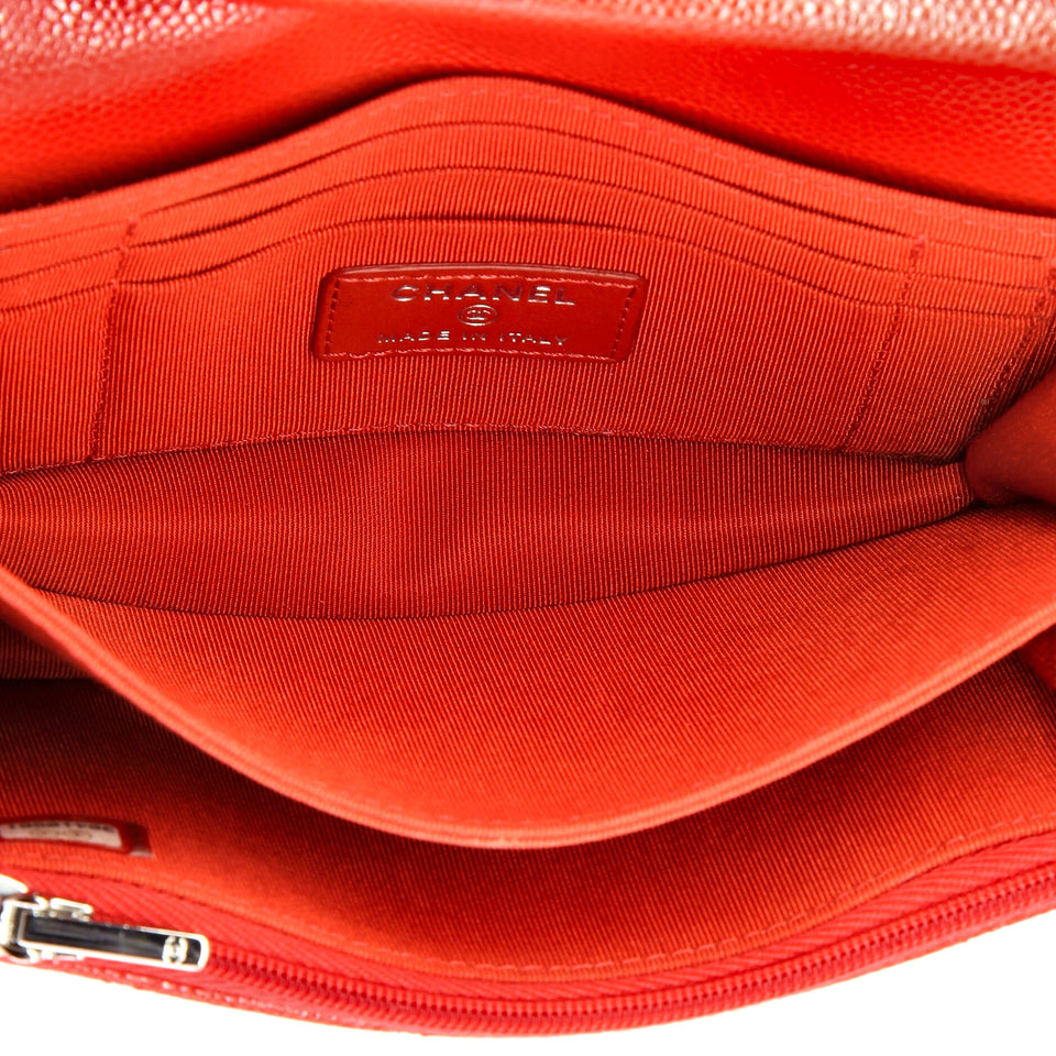Wallet on Chain Quilted Caviar Mini