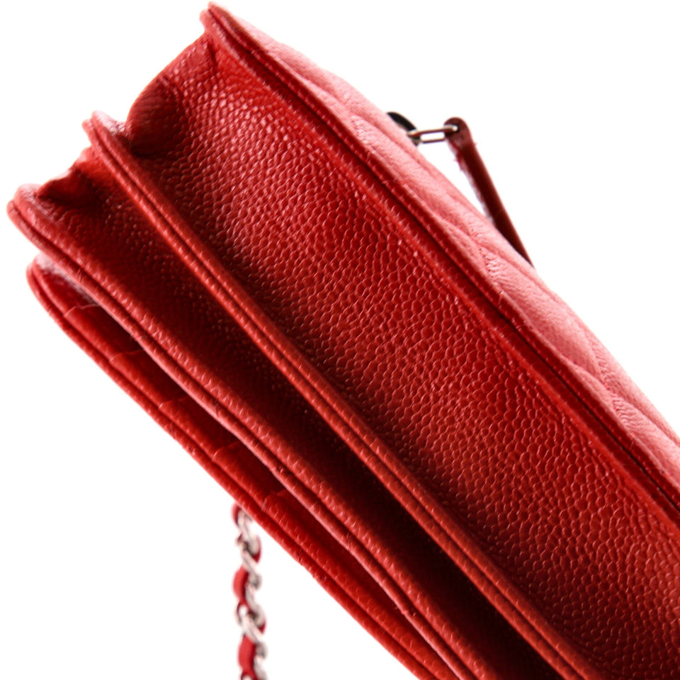 Wallet on Chain Quilted Caviar Mini
