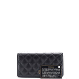 L-Yen Wallet Quilted Caviar
