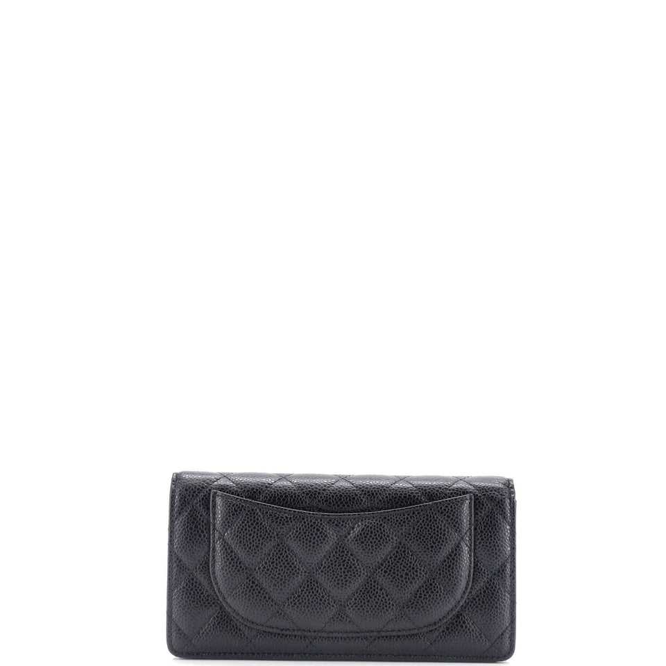 L-Yen Wallet Quilted Caviar