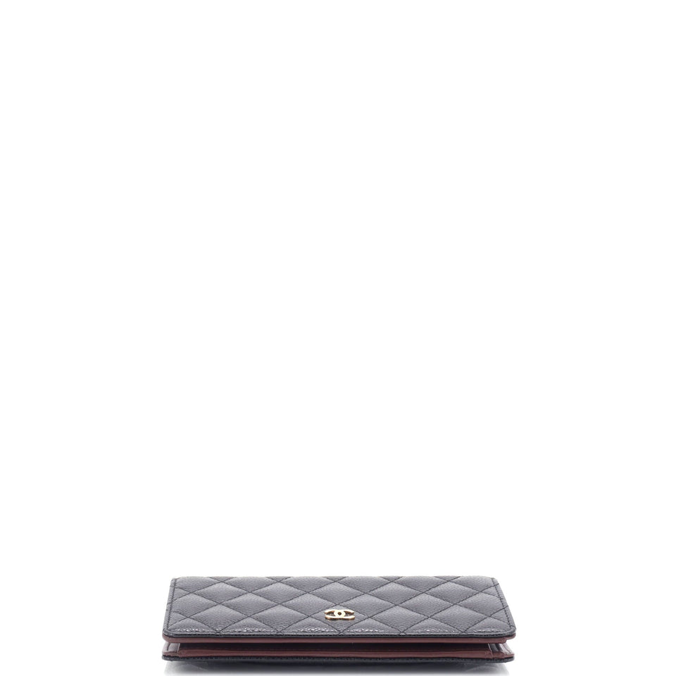 L-Yen Wallet Quilted Caviar