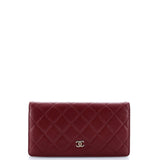 L-Yen Wallet Quilted Caviar