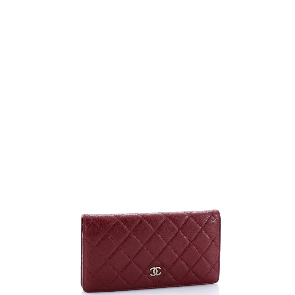 L-Yen Wallet Quilted Caviar