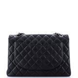 Classic Single Flap Bag Quilted Caviar Maxi