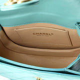 Moon Flap Messenger Bag Quilted Calfskin Mini