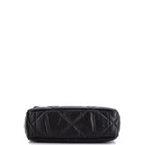 19 Flap Bag Quilted Leather Medium