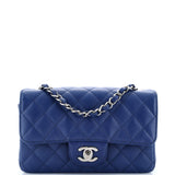 Classic Single Flap Bag Quilted Caviar Mini