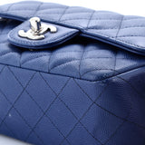 Classic Single Flap Bag Quilted Caviar Mini