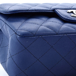 Classic Single Flap Bag Quilted Caviar Mini