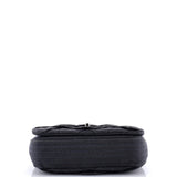 CC Flap Bag Scale Effect Denim Small