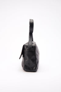 Chanel Quilted Black Camera Crossbody Bag
