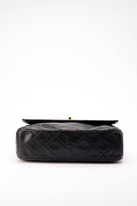 Chanel Quilted Black Camera Crossbody Bag