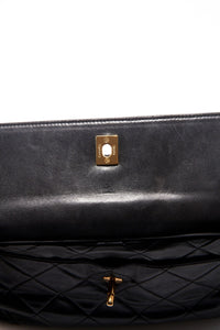 Chanel Quilted Black Camera Crossbody Bag