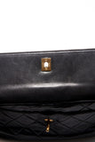 Chanel Quilted Black Camera Crossbody Bag