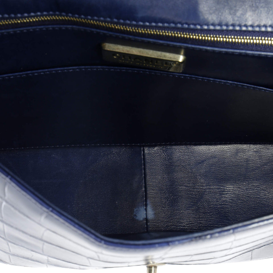 Classic Single Flap Bag Alligator Jumbo
