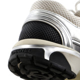 Women's CC Low-Top Sneakers Mesh and Laminated Leather