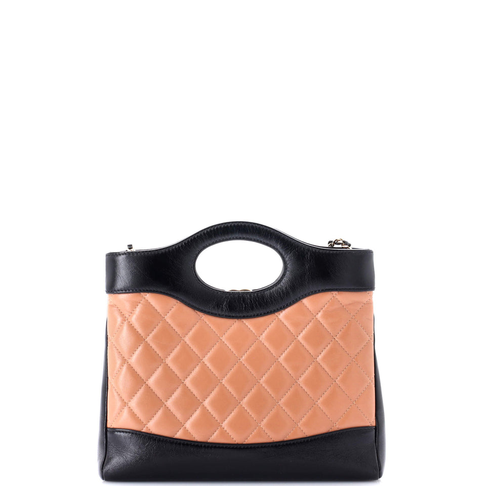 31 Shopping Bag Quilted Lambskin Small