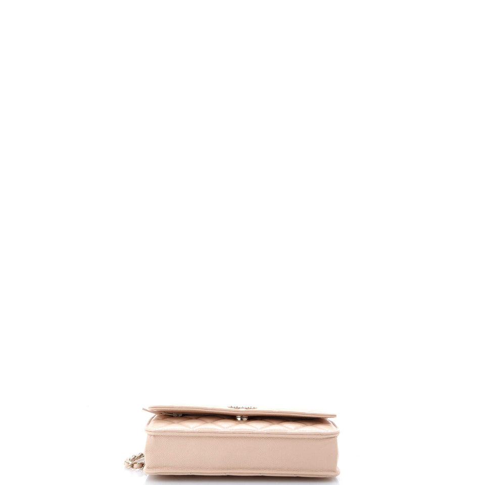 Coco Candy Wallet on Chain Quilted Caviar