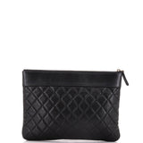 Mademoiselle Vintage O Case Clutch Quilted Sheepskin Medium