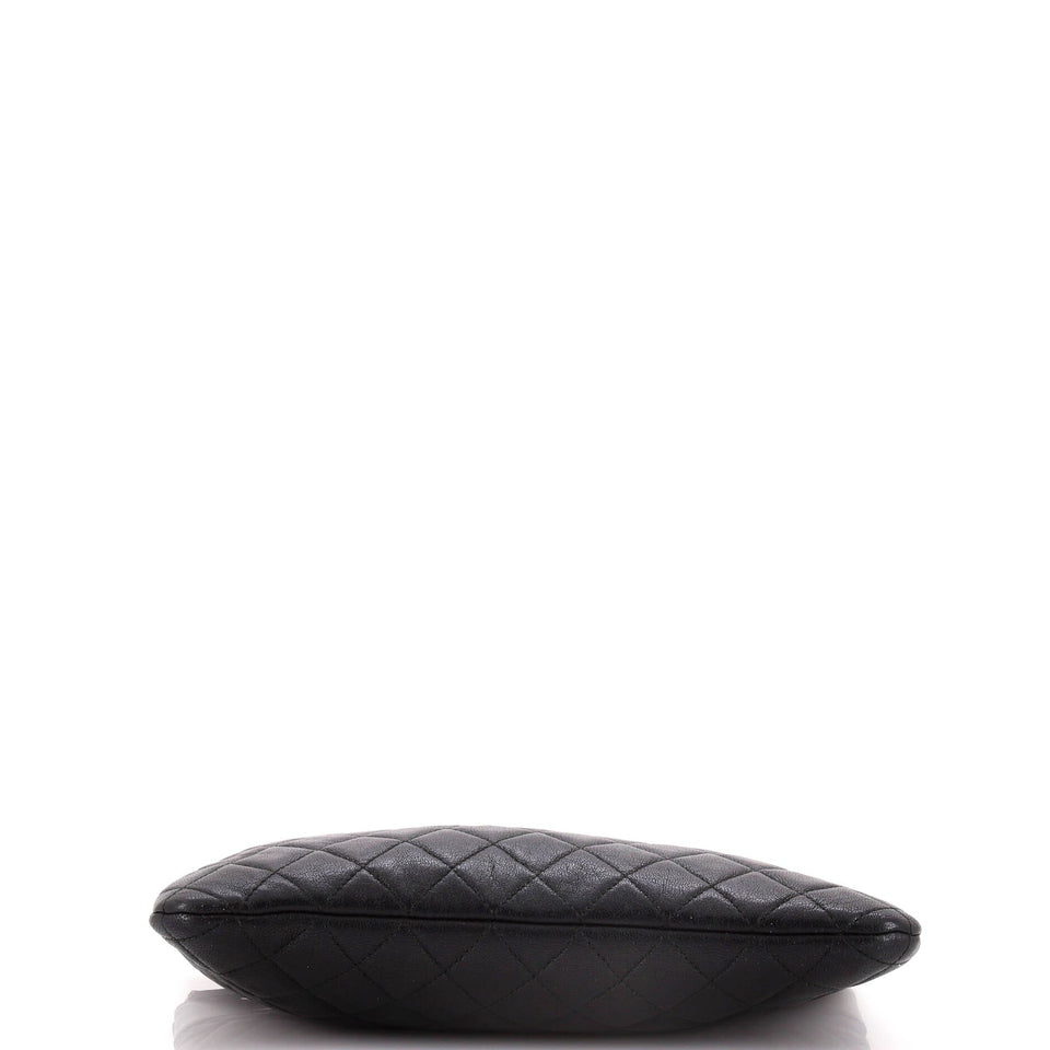 Mademoiselle Vintage O Case Clutch Quilted Sheepskin Medium