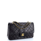 Vintage Classic Double Flap Bag Quilted Lambskin Medium