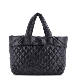 Coco Cocoon Zipped Tote Quilted Nylon Large