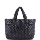 Coco Cocoon Zipped Tote Quilted Nylon Large