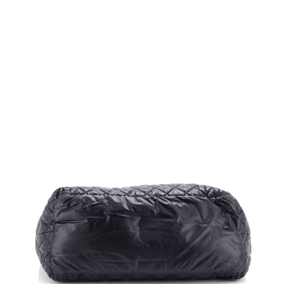 Coco Cocoon Zipped Tote Quilted Nylon Large