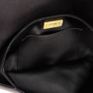 Chevron Pleated CC Flip Lock Flap Clutch Satin