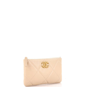 19 O Case Pouch Quilted Goatskin Small