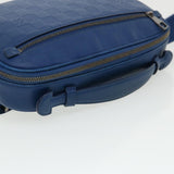 LOUIS VUITTON Damier Infini Ambreil Shoulder Bag Leather Blue N41354 LV 31997A
