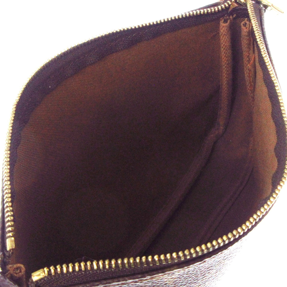 Louis Vuitton Pochette Accessoire  Canvas Clutch Bag