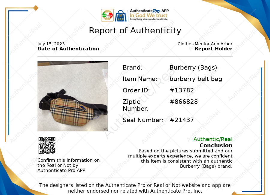 Handbag Designer By Burberry  Size: Medium